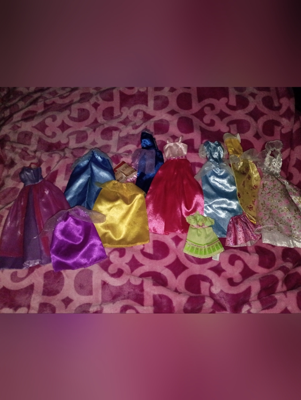 12 Piece Princess Barbie Clothing Bundle